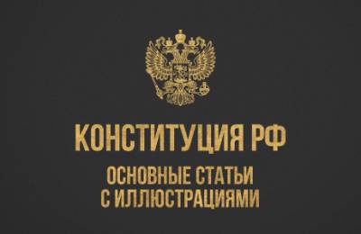 Конституция РФ основные статьи с иллюстрациями